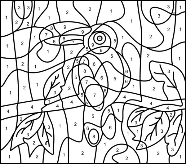 Рисование по номерам для малышей