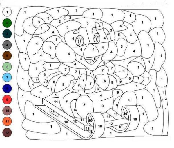 Задания для детей по номерам