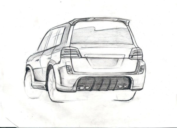 Toyota Land Cruiser 200 рисунок