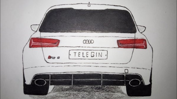 Audi rs6 avant Выжигание