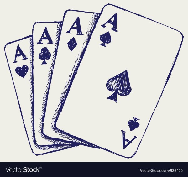 Игральные карты рисунок карандашом