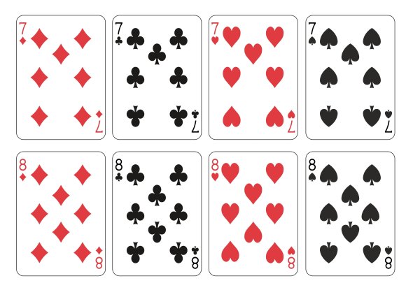 Карты пики черви Буби крести