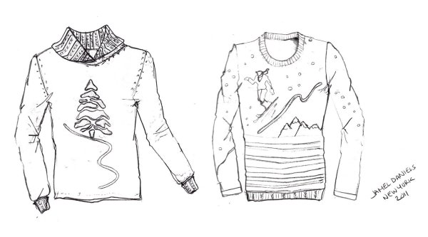 Кофта для рисования