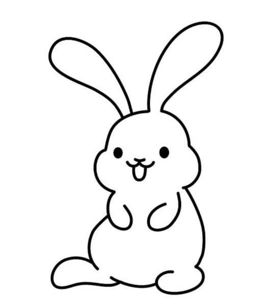 Кролик мультяшный