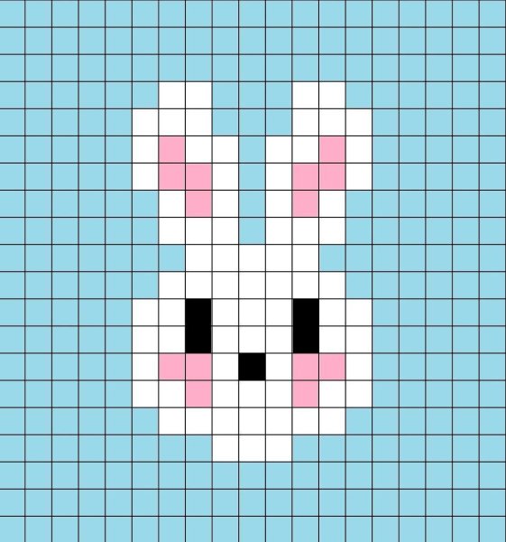 Малинькиерисунки по клеточкам