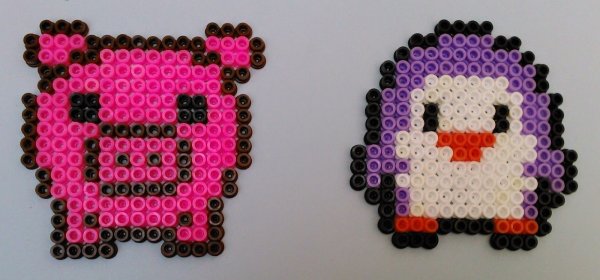 Мозаика икеа pyssla фигурки