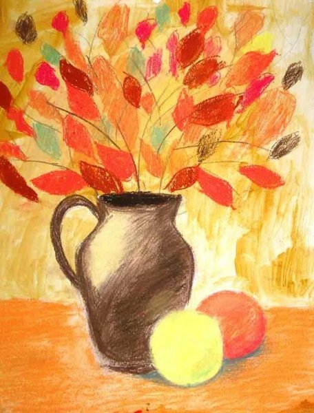 Рисование осенний натюрморт