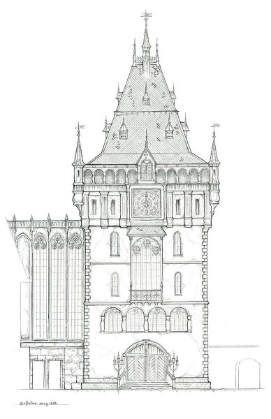 Готические рисунки карандашом