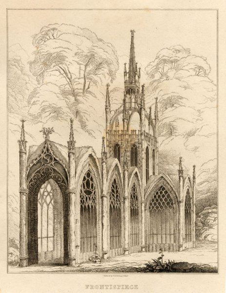 Замок в готическом стиле раскраска