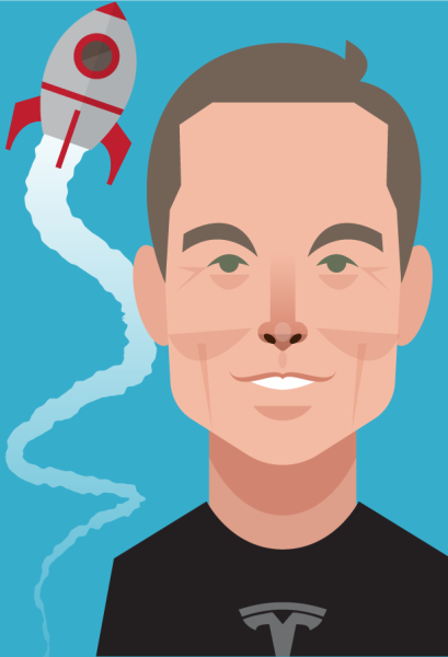 Elon Musk illustration