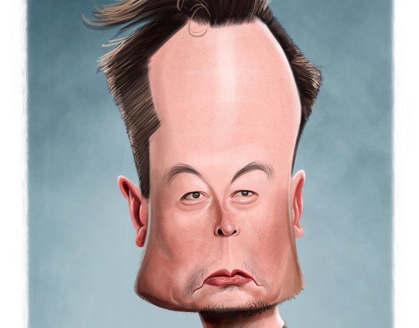 Илон Маск портрет