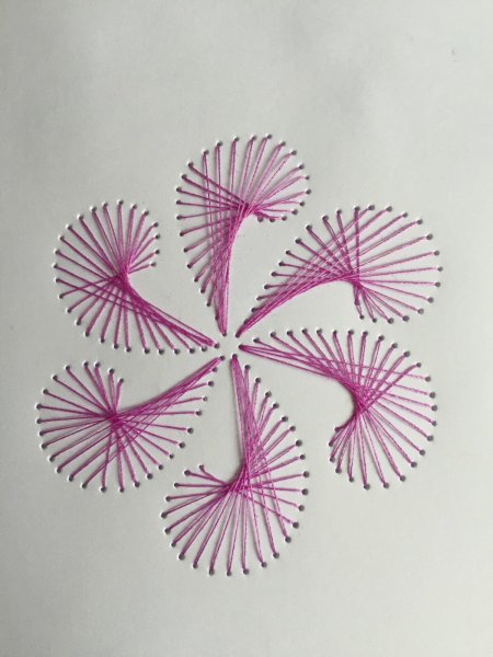 Вышивание на картоне