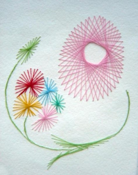 Пасхальные яйца изонитью