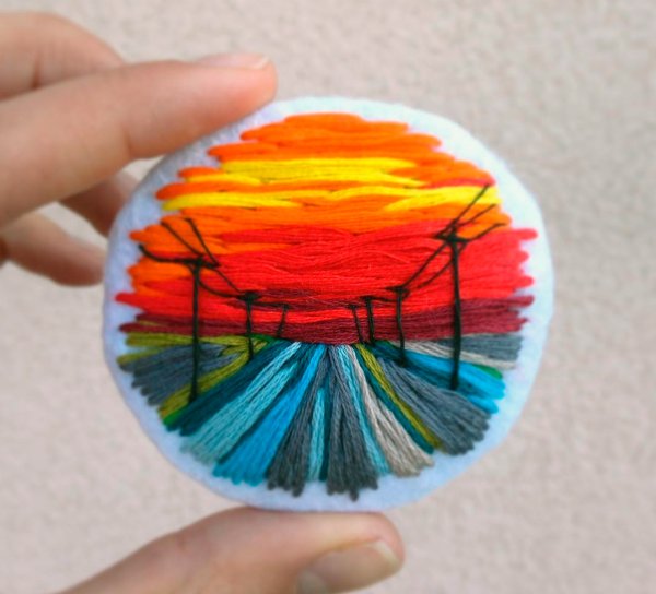 Поделки из ниток мулине