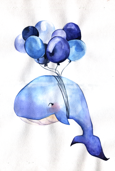 Рисунки акварелью для срисовки