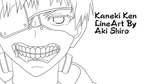 Канеки Кен для срисовки