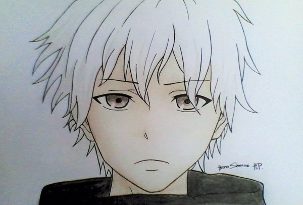 Токийский гуль для срисовки