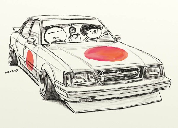 Nissan 240sx рисунок