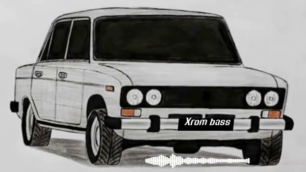 ВАЗ 2107 сбоку рисунок милиция