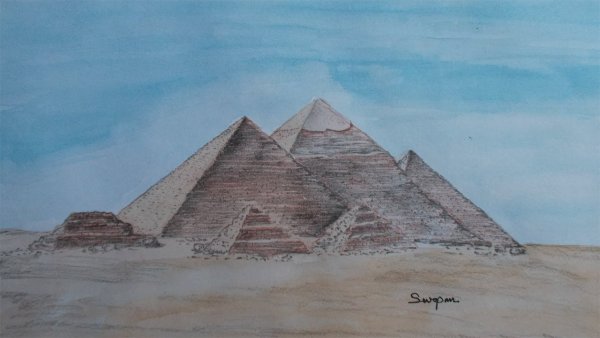 Сфинкс древнего Египта рисунок