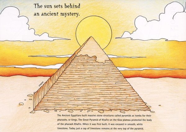 Пирамида Хеопса рисунок