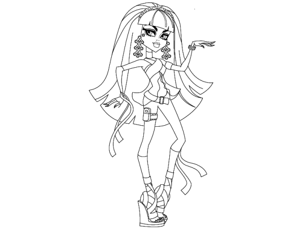 Срисовать монстр Хай