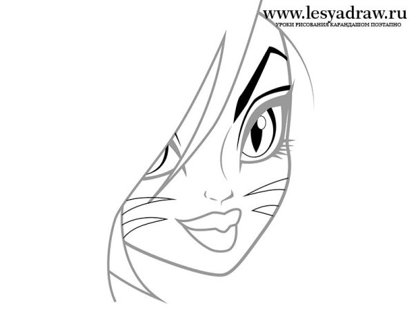 Рисунки для срисовки монстр Хай легкие