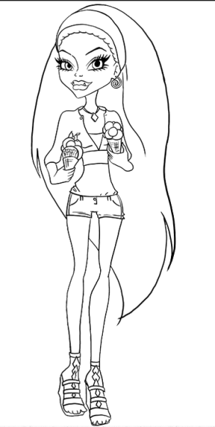 Рисунки для срисовки монстр Хай