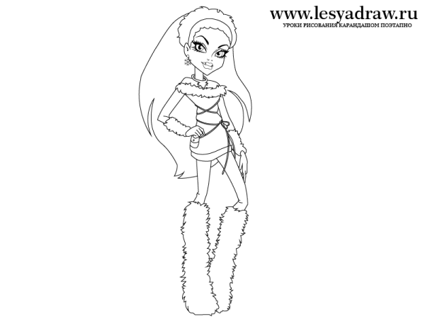 Как нарисовать монстр Хай