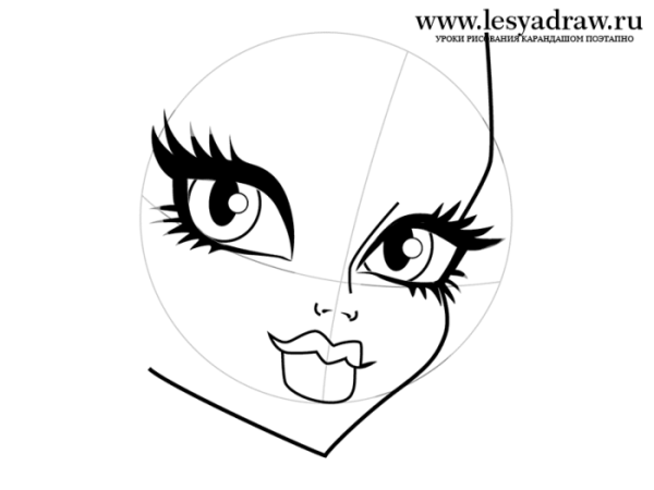 Монстер Хай срисовать