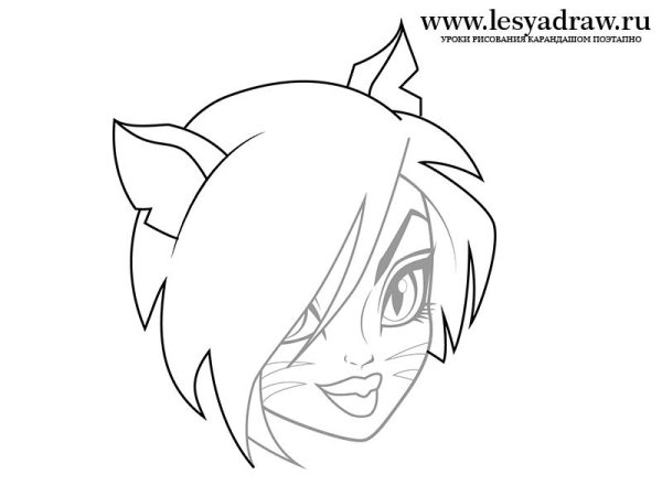 Как нарисовать Монстер Хай Торалей