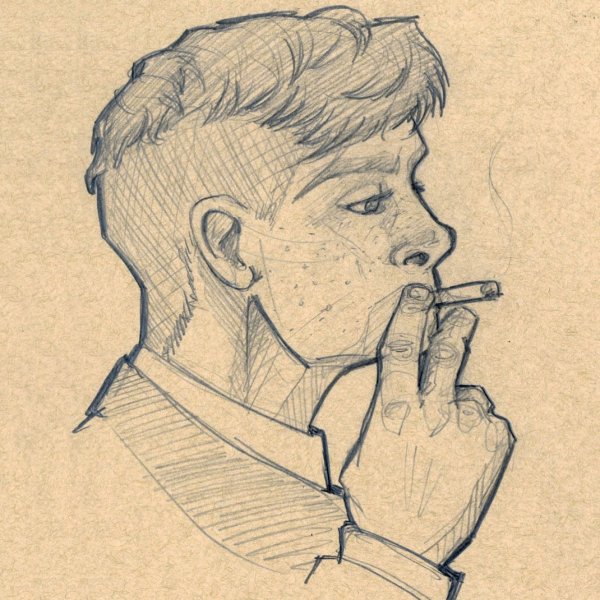 Томас Шелби для срисовки