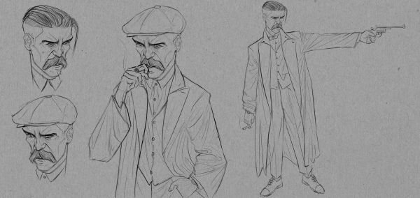 Артур Шелби рисунок