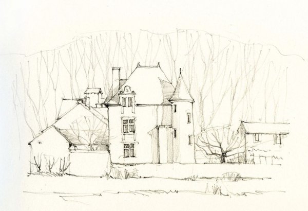 Зарисовки архитектурного пейзажа