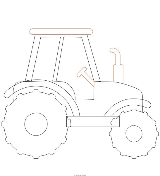 Раскраски трактор МТЗ 82