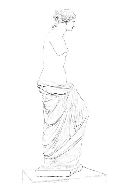 Венера Милосская скульптура рисунок