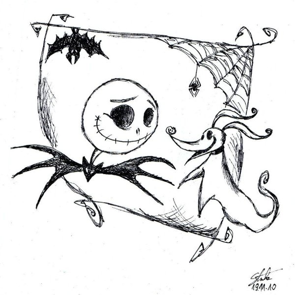 Скетчбук Хэллоуин