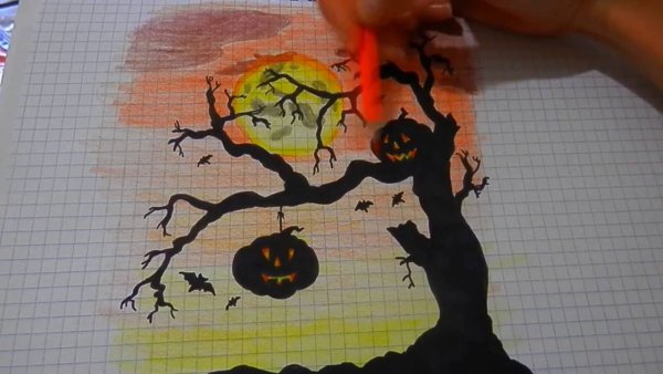 Странные рисунки в скетчбуке