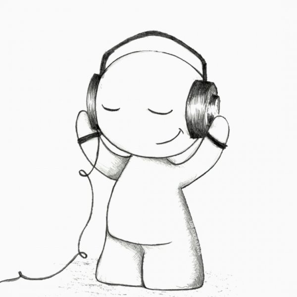 Музыка рисунок карандашом