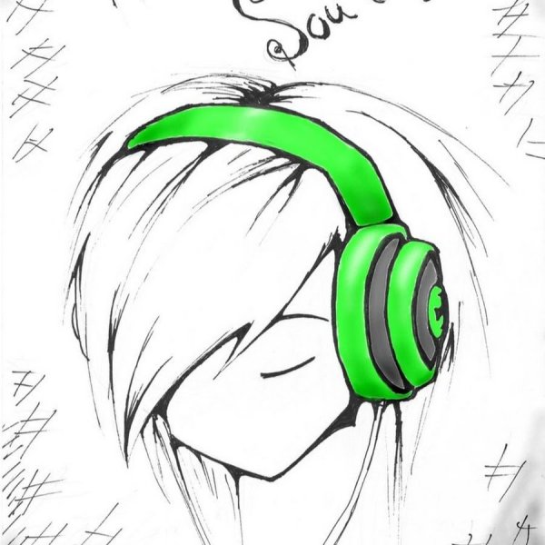 Простые рисунки связанные с музыкой