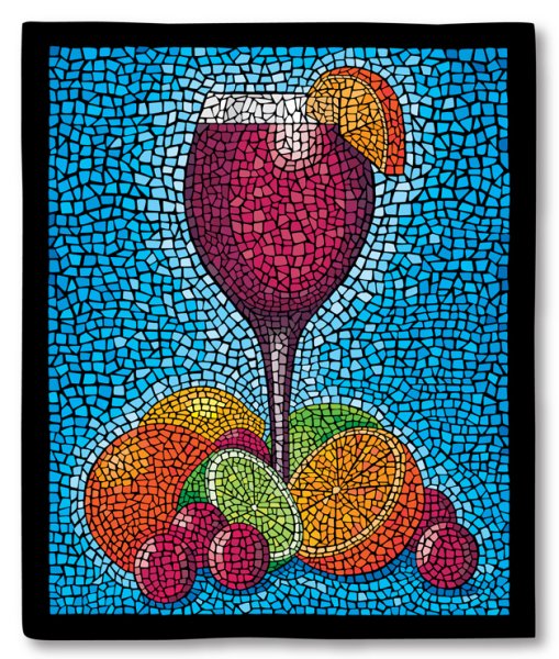 Мозаика "фрукты"