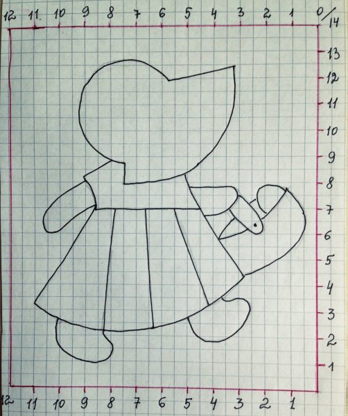 Японский пэчворк крошка Сью