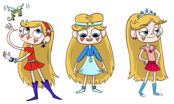 Рисунки Дарон Нефси Стар против сил зла