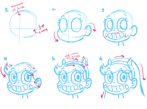 Рисунки Стар пошагово