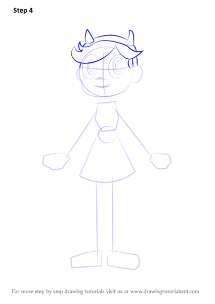 Поэтапное рисование Стар Баттерфляй