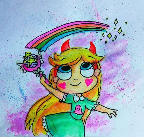 Стар против сил зла для срисовки