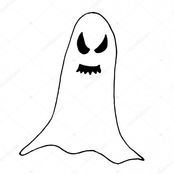 Милые приведения для срисовки