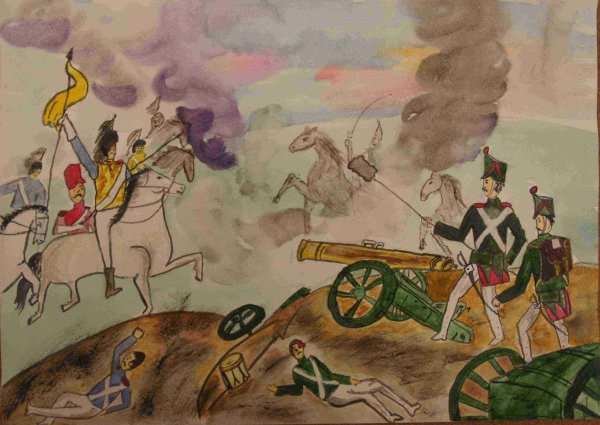 Батальное сражение изо Бородино