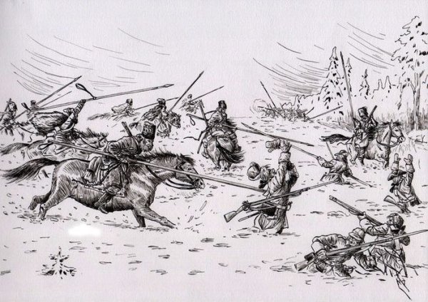 Детские рисунки Бородинское сражение 1812 года