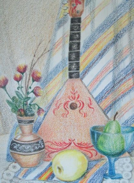 Натюрморт с балалайкой